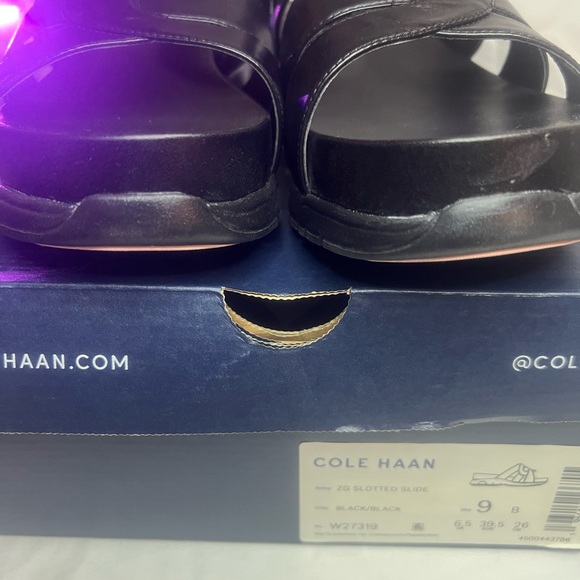 🔥Cole Haan Zero Grand Black Slide Sandals🔥 - Picture 3 of 9